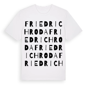 Friedrichroda ordlek t-shirt – ekologisk bomull t-shirt från Pinshirt