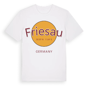 Friesau cirkel t-shirt – ekologisk bomull t-shirt från Pinshirt