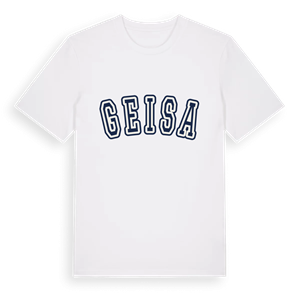Geisa college t-shirt – ekologisk bomull t-shirt från Pinshirt