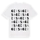 Geisa ordlek t-shirt