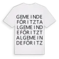Gemeinde Föritztal ordlek t-shirt