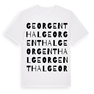 Georgenthal ordlek t-shirt – ekologisk bomull t-shirt från Pinshirt