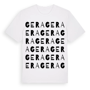 Gera ordlek t-shirt – ekologisk bomull t-shirt från Pinshirt