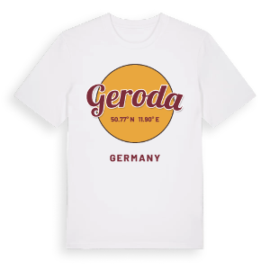 Geroda cirkel t-shirt – ekologisk bomull t-shirt från Pinshirt