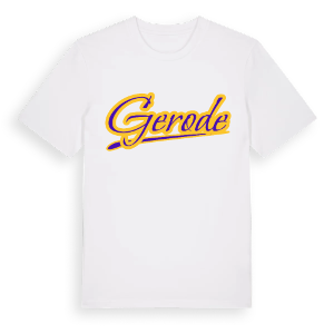 Gerode baseball t-shirt – ekologisk bomull t-shirt från Pinshirt