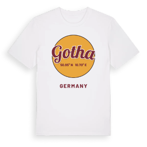 Gotha cirkel t-shirt – ekologisk bomull t-shirt från Pinshirt