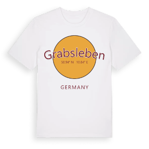 Grabsleben cirkel t-shirt – ekologisk bomull t-shirt från Pinshirt