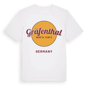 Gräfenthal cirkel t-shirt – ekologisk bomull t-shirt från Pinshirt