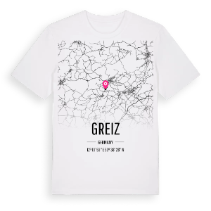 Greiz karta t-shirt – ekologisk bomull t-shirt från Pinshirt