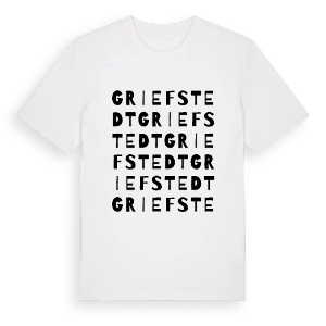 Griefstedt ordlek t-shirt – ekologisk bomull t-shirt från Pinshirt