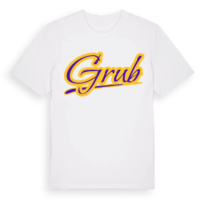 Grub baseball t-shirt – ekologisk bomull t-shirt från Pinshirt