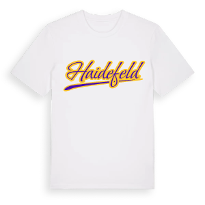 Haidefeld baseball t-shirt – ekologisk bomull t-shirt från Pinshirt