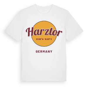 Harztor cirkel t-shirt – ekologisk bomull t-shirt från Pinshirt