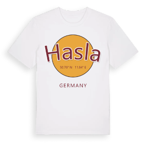 Hasla cirkel t-shirt – ekologisk bomull t-shirt från Pinshirt