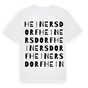 Heinersdorf ordlek t-shirt – ekologisk bomull t-shirt från Pinshirt
