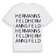 Hermannsfeld ordlek t-shirt