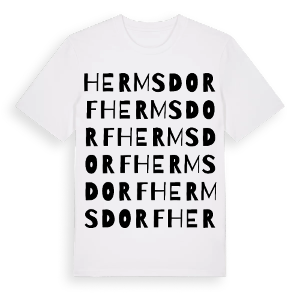 Hermsdorf ordlek t-shirt – ekologisk bomull t-shirt från Pinshirt