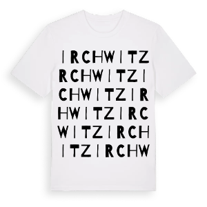 Irchwitz ordlek t-shirt – ekologisk bomull t-shirt från Pinshirt