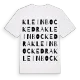 Kleinbockedra ordlek t-shirt
