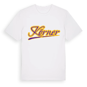 Körner baseball t-shirt – ekologisk bomull t-shirt från Pinshirt