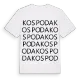 Kospoda ordlek t-shirt