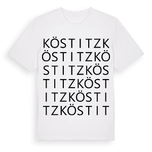 Köstitz ordlek t-shirt – ekologisk bomull t-shirt från Pinshirt