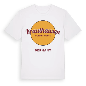 Krauthausen cirkel t-shirt – ekologisk bomull t-shirt från Pinshirt