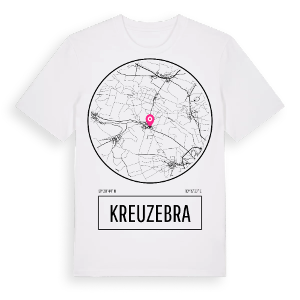 Kreuzebra t-shirt – ekologisk bomull t-shirt från Pinshirt