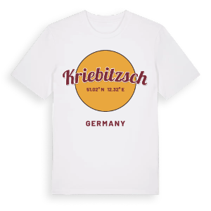 Kriebitzsch cirkel t-shirt – ekologisk bomull t-shirt från Pinshirt