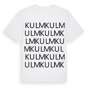Kulm ordlek t-shirt – ekologisk bomull t-shirt från Pinshirt