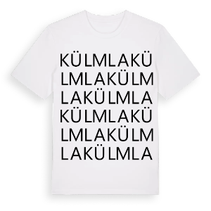 Külmla ordlek t-shirt – ekologisk bomull t-shirt från Pinshirt