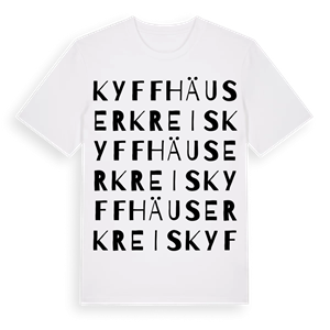 Kyffhäuserkreis ordlek t-shirt – ekologisk bomull t-shirt från Pinshirt