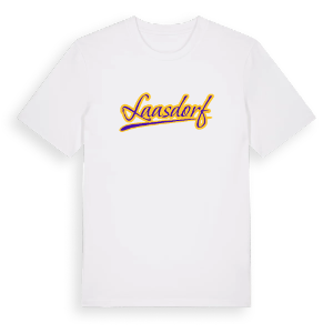 Laasdorf baseball t-shirt – ekologisk bomull t-shirt från Pinshirt