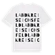 Landkreis Eichsfeld ordlek t-shirt