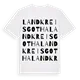 Landkreis Gotha ordlek t-shirt