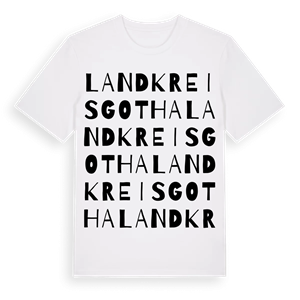 Landkreis Gotha ordlek t-shirt – ekologisk bomull t-shirt från Pinshirt