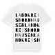 Landkreis Nordhausen ordlek t-shirt