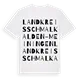 Landkreis Schmalkalden-Meiningen ordlek t-shirt