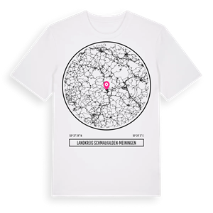 Landkreis Schmalkalden-Meiningen t-shirt – ekologisk bomull t-shirt från Pinshirt