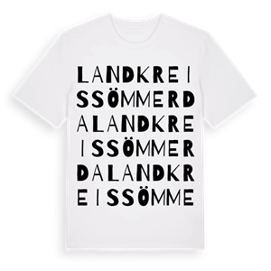 Landkreis Sömmerda ordlek t-shirt – ekologisk bomull t-shirt från Pinshirt