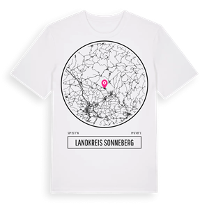 Landkreis Sonneberg t-shirt – ekologisk bomull t-shirt från Pinshirt