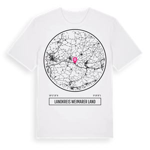 Landkreis Weimarer Land t-shirt – ekologisk bomull t-shirt från Pinshirt