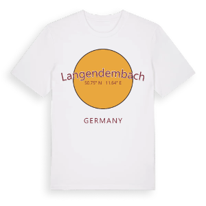 Langendembach cirkel t-shirt – ekologisk bomull t-shirt från Pinshirt