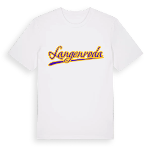 Langenroda baseball t-shirt – ekologisk bomull t-shirt från Pinshirt
