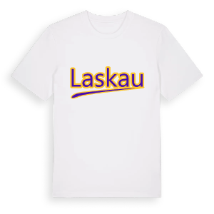 Laskau baseball t-shirt – ekologisk bomull t-shirt från Pinshirt