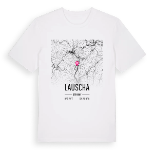 Lauscha karta t-shirt – ekologisk bomull t-shirt från Pinshirt
