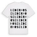 Lederhose ordlek t-shirt