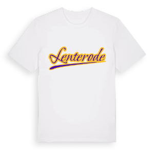 Lenterode baseball t-shirt – ekologisk bomull t-shirt från Pinshirt