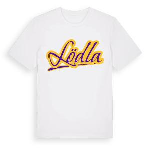 Lödla baseball t-shirt – ekologisk bomull t-shirt från Pinshirt