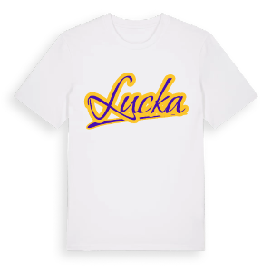 Lucka baseball t-shirt – ekologisk bomull t-shirt från Pinshirt